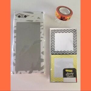 HALLOWEEN STATIONERY Set Planner Accessories Kit Mummy Washi Tape Scrapbooking